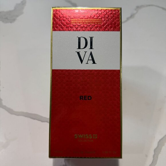 DIVA Red by Swiss Collection EDT Women 100ml Inspired by Carolina Herrera - Picture 4 of 6